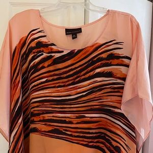 Silk multi colored top